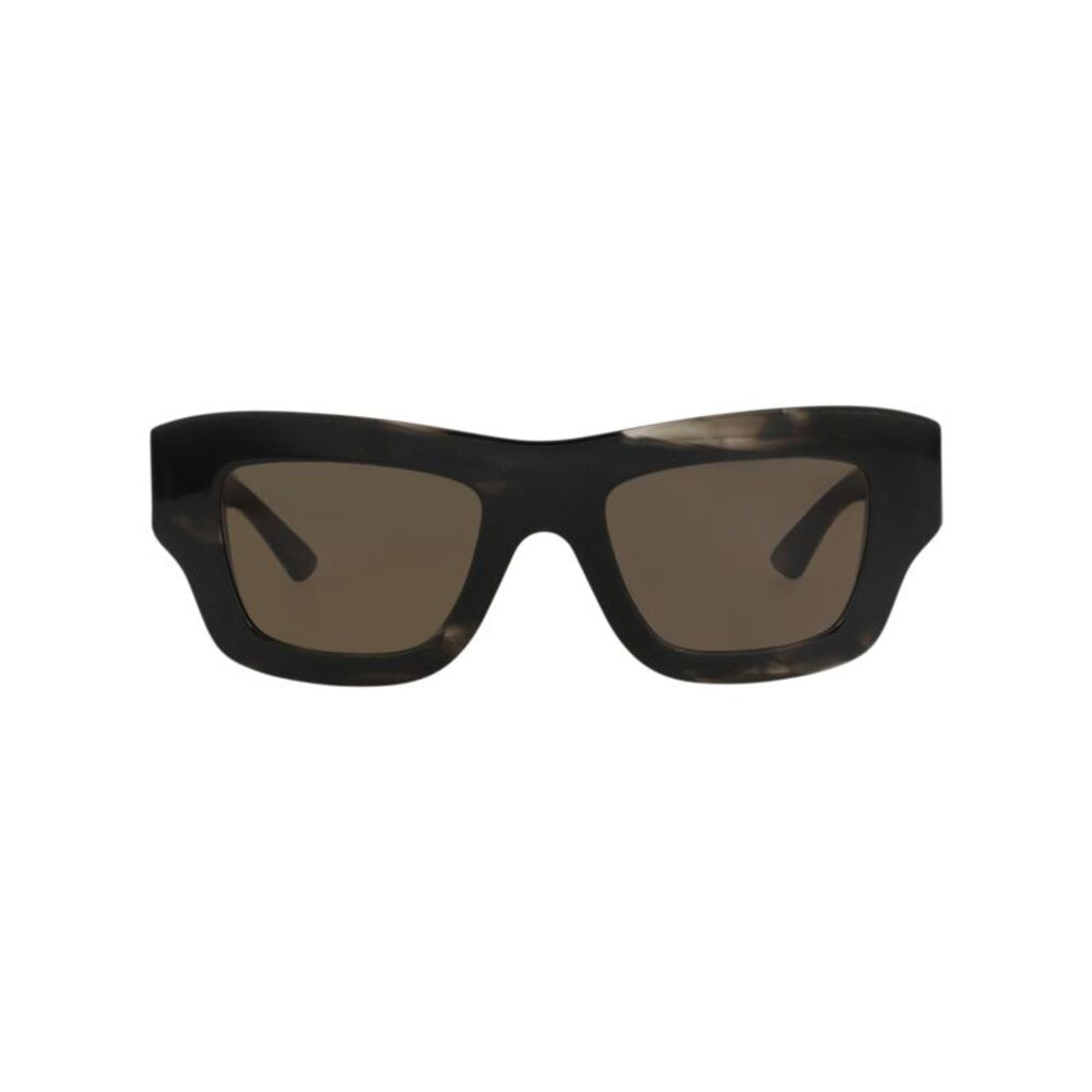 Bottega Veneta Square-Frame Recycled Acetate Sunglasses Black Womens